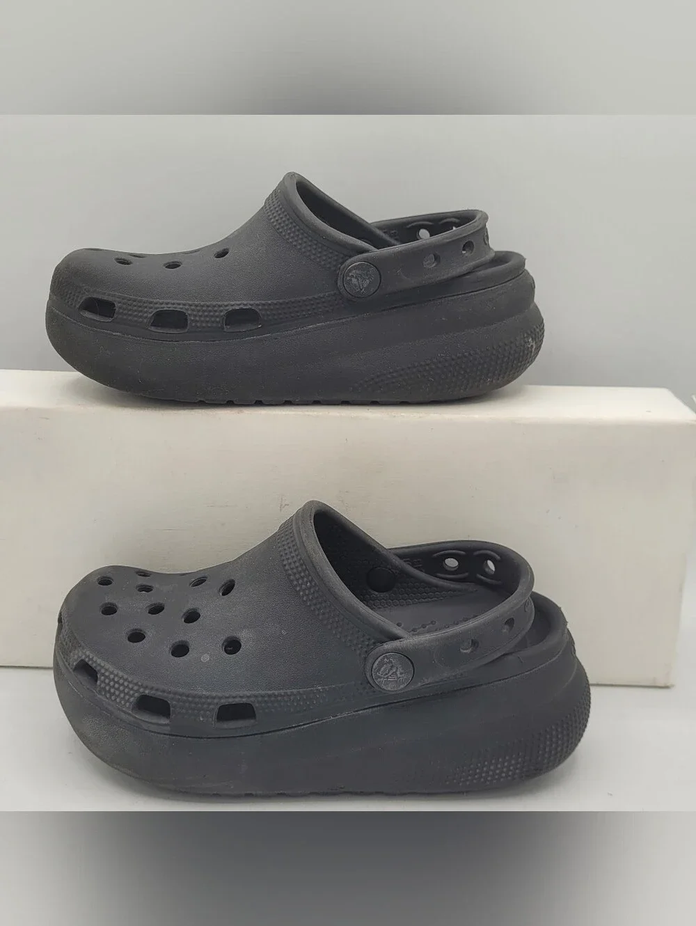 Crocs Black Platform Clogs Size 13